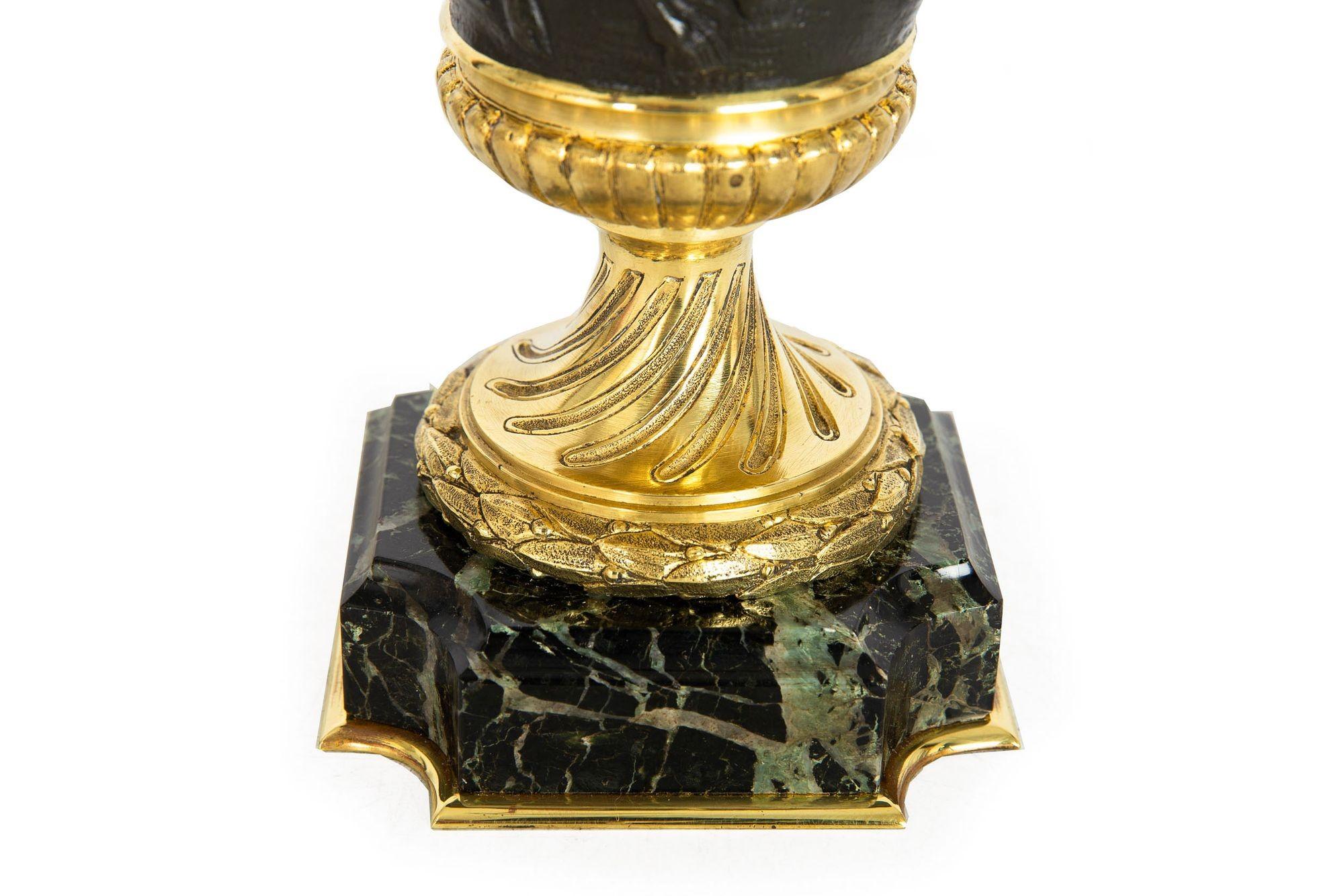 Grand Tour Bronze Cassolette Urn Vase after Claude Michel Clodion c. 1870 For Sale 10
