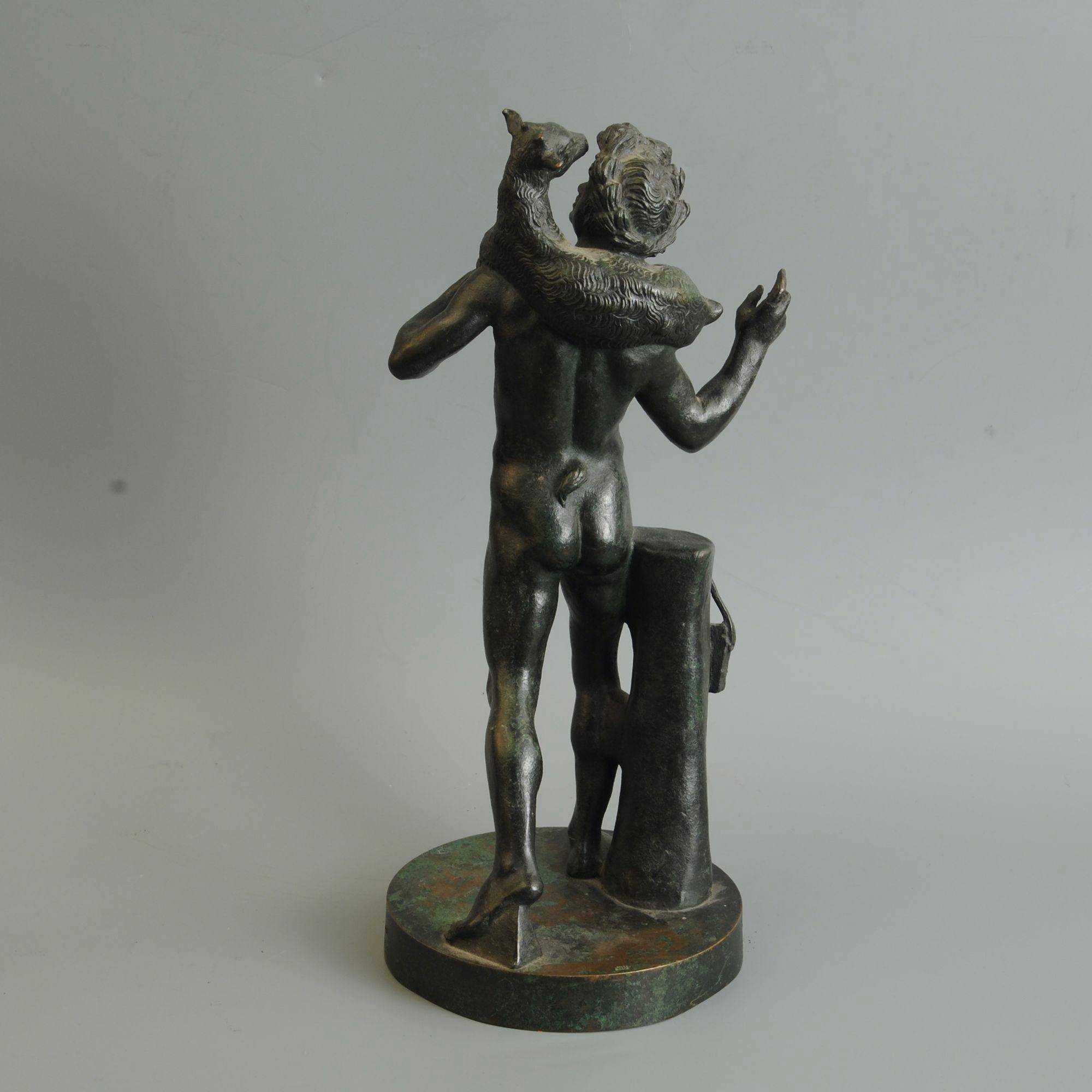Grand Tour Bronze Figure Of Bacchus In Good Condition For Sale In Lincolnshire, GB