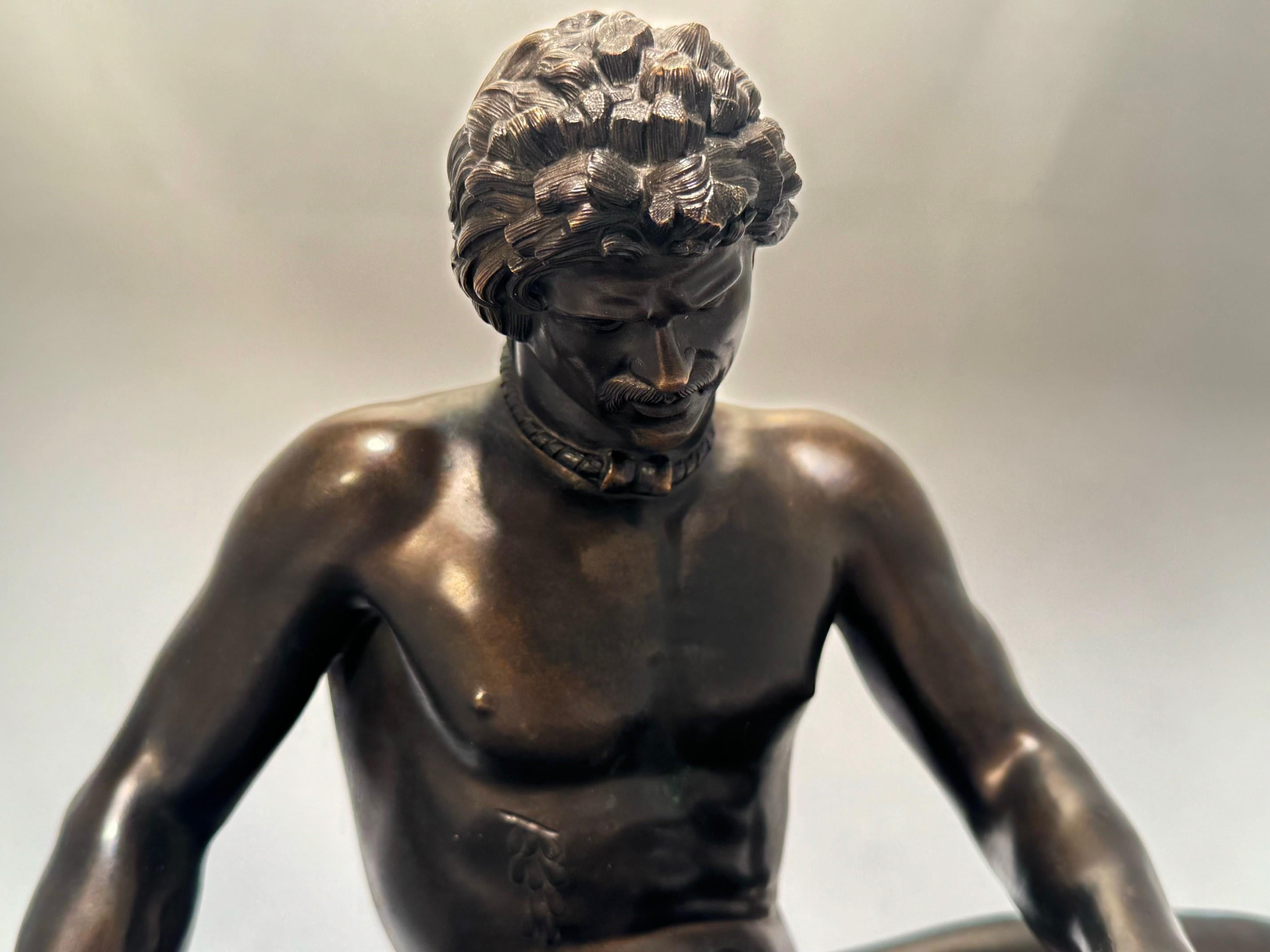 Figura de bronce Grand Tour de 