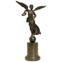 Grand Tour Bronze Figure of Victory, 19th Century