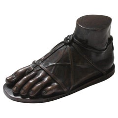 Grand Tour Bronze Greco-Roman Sandled Foot by Maitland Smith