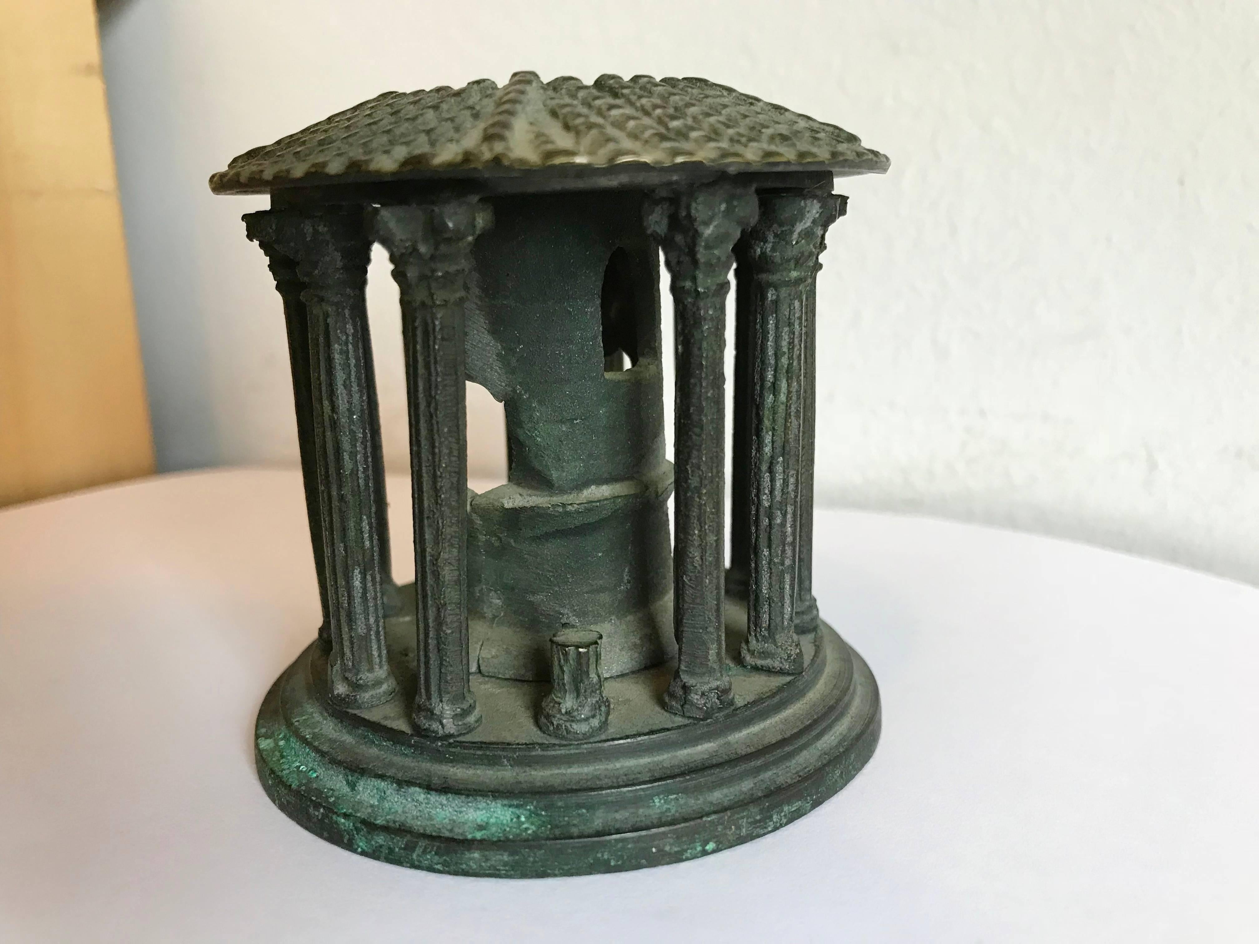 Grand Tour Bronze Model of the Temple of Vesta, Rome 2