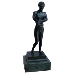 Grand Tour Bronze of a Roman Athlete