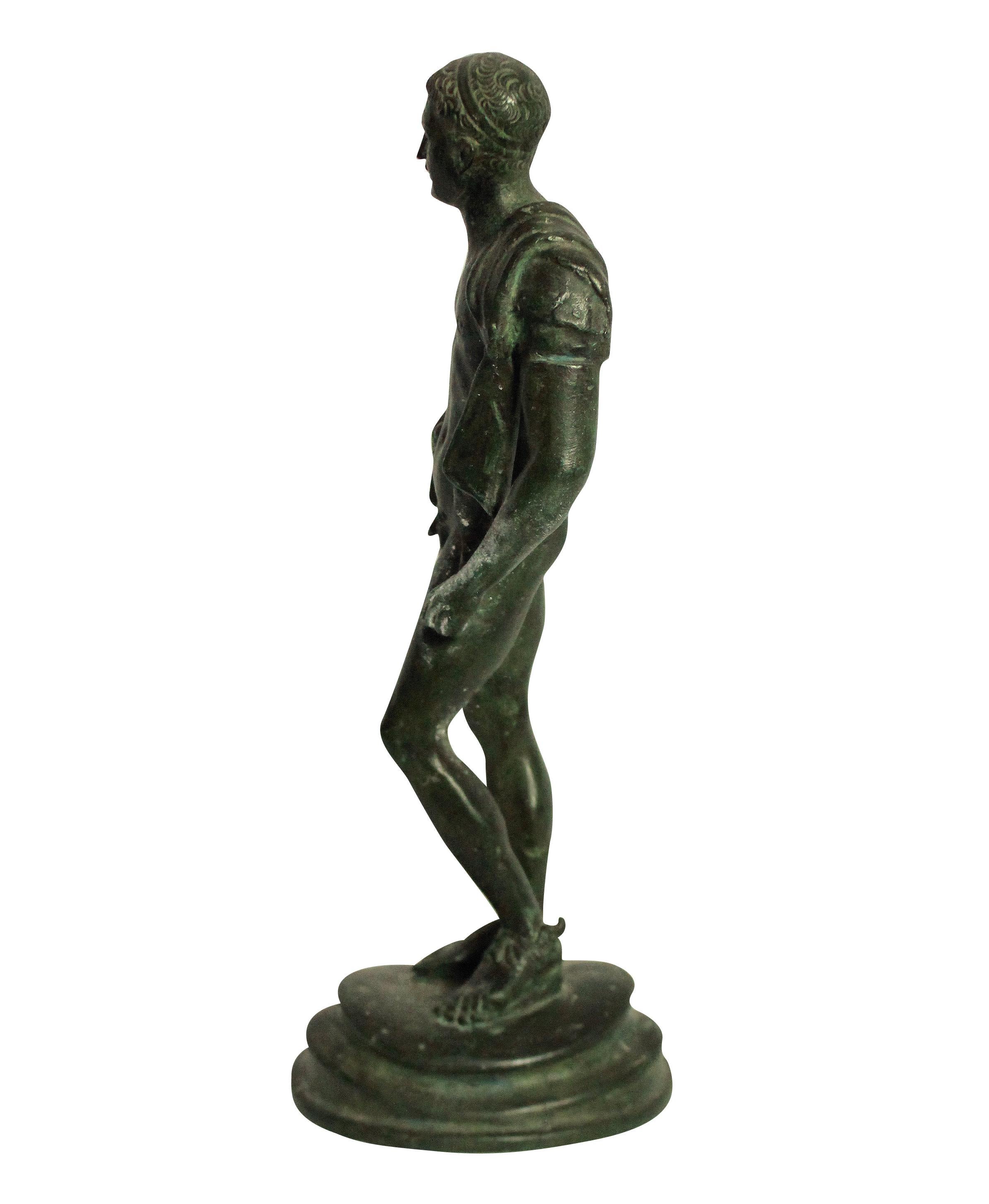An English Grand Tour bronze of the God Hermes.