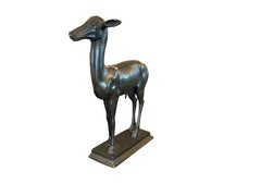 Grand tour Bronze of "Pompeian Deer"