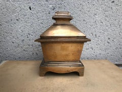 Grand Tour Bronze Sarcophagus Form Box