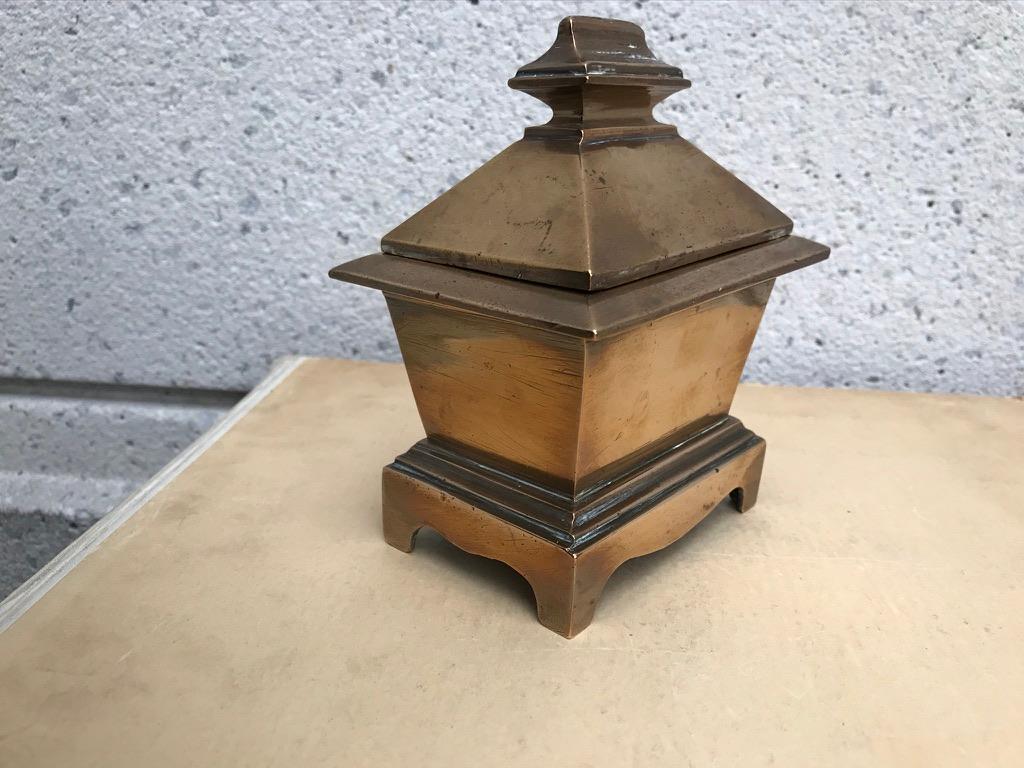 Grand Tour Bronze Sarcophagus Form Box For Sale 1