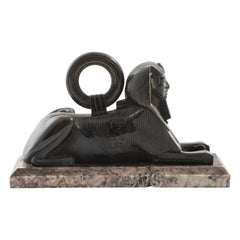 Grand Tour Bronze Sculpture of a Sphinx