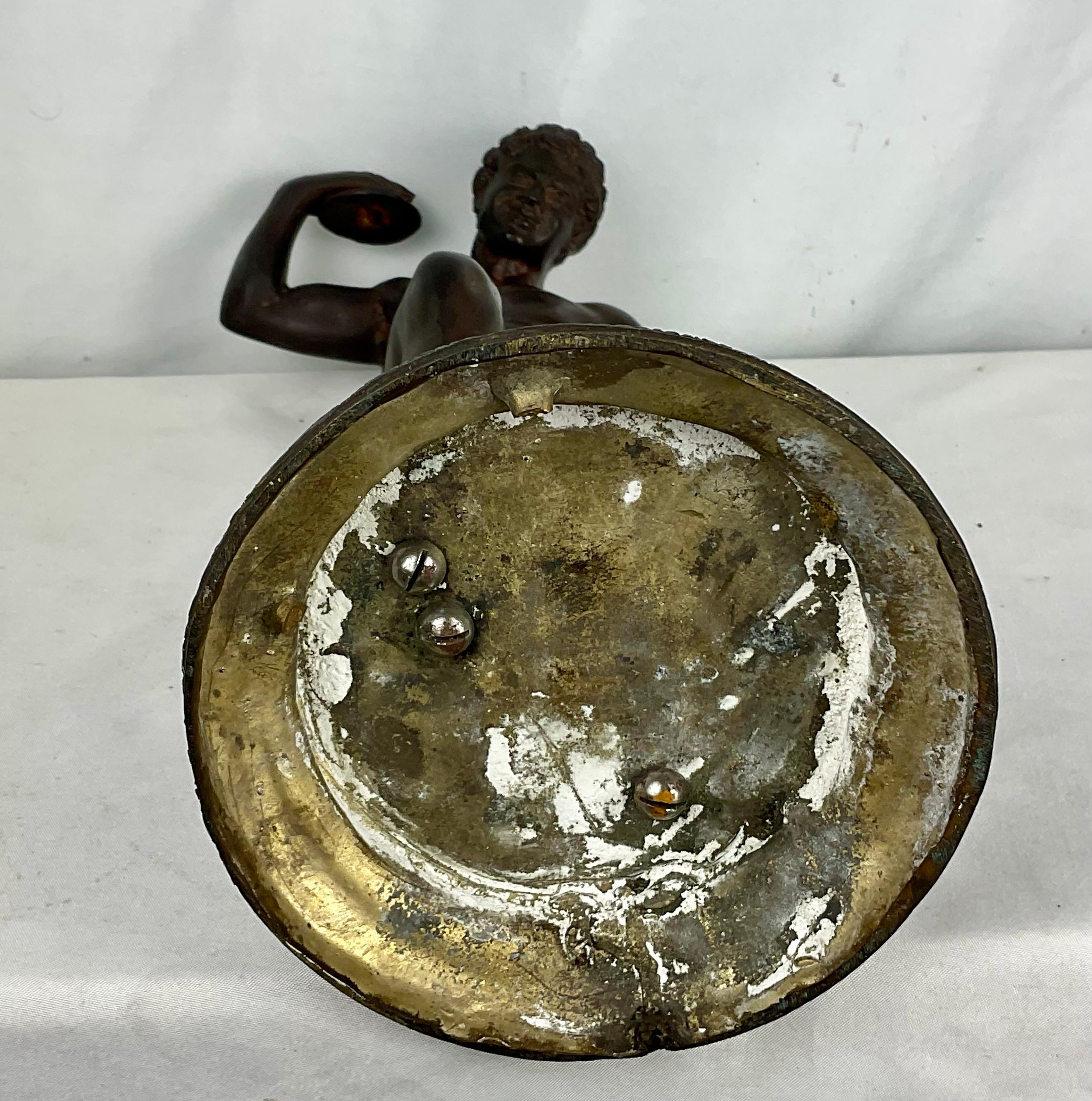 Gran Escultura De Bronce De Narciso Italiana Siglo XIX en venta 5