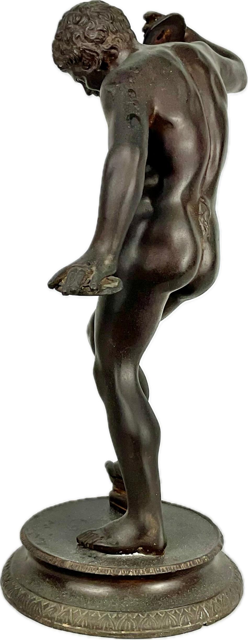 Gran Escultura De Bronce De Narciso Italiana Siglo XIX siglo XIX en venta
