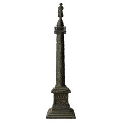 Antique Grand Tour Bronze Sculpture of Vendome Column