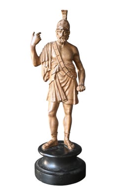 Grand Tour - Bronzeskulptur, die den Mars darstellt, Italien, 19. Jahrhundert