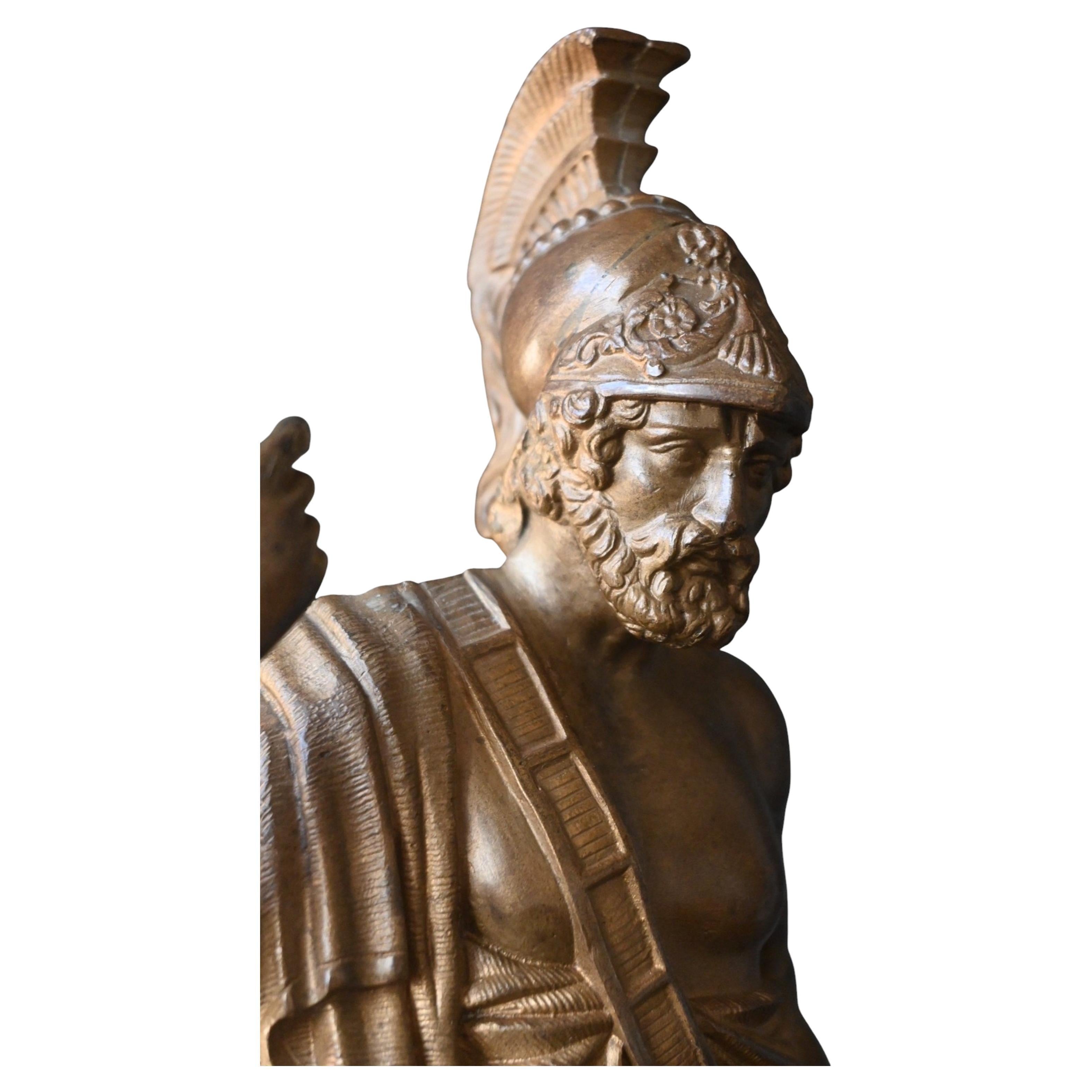 Grand Tour – Bronze Sculpture Representing Mars, Italy, 19th Century For Sale