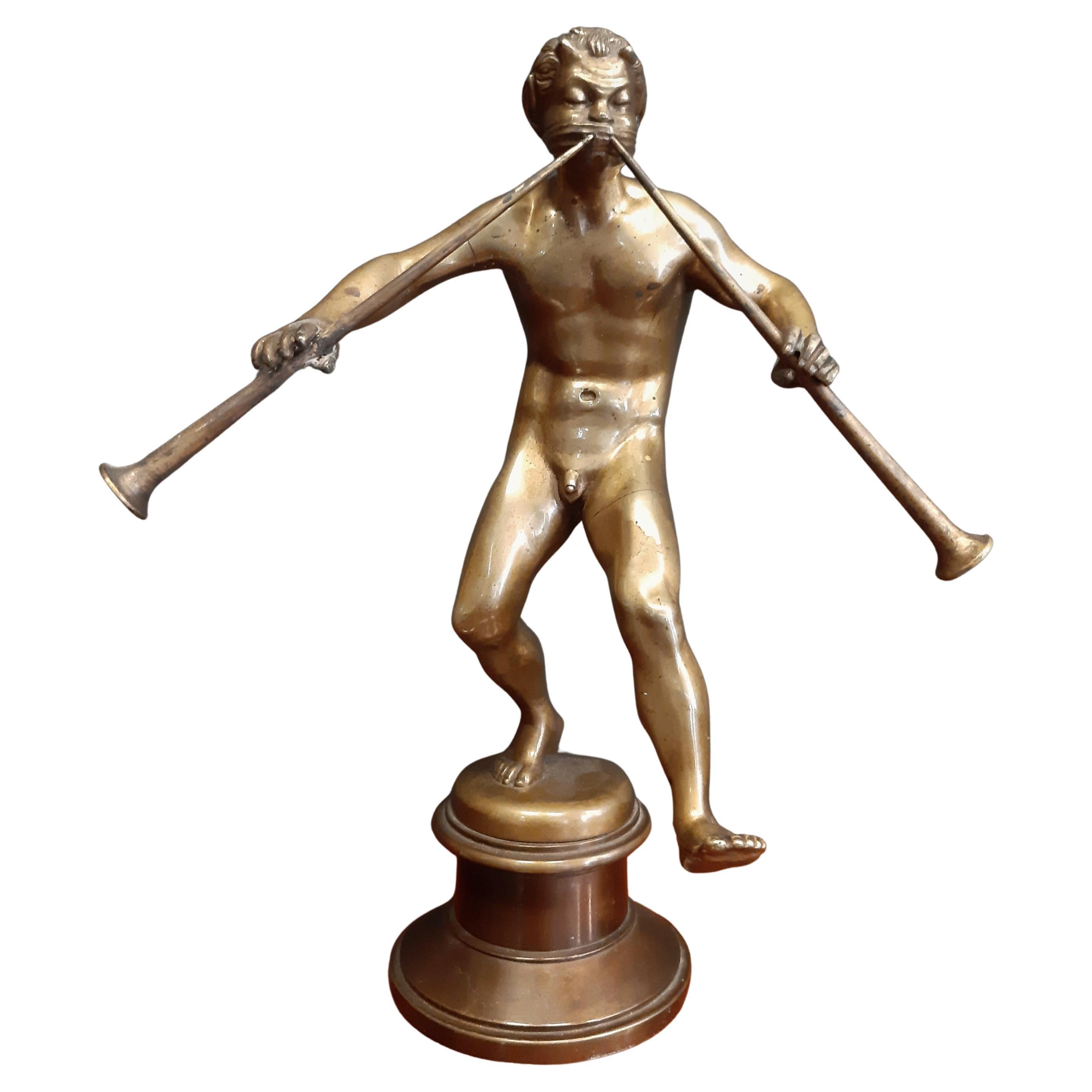 Grand Tour Bronze Scultpure of a Faun