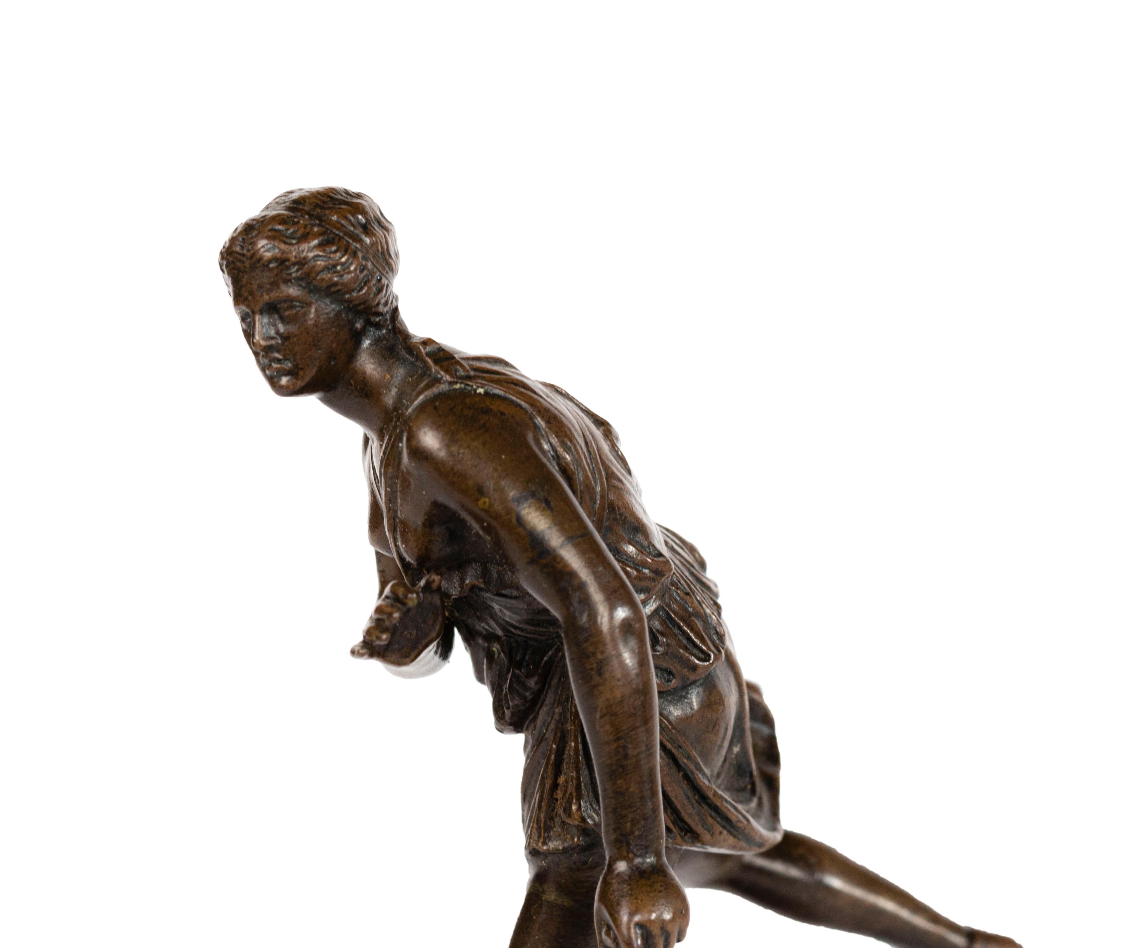 Statua di bronzo di Atalanta del Grand Tour, Thiébaut Freres in vendita 4