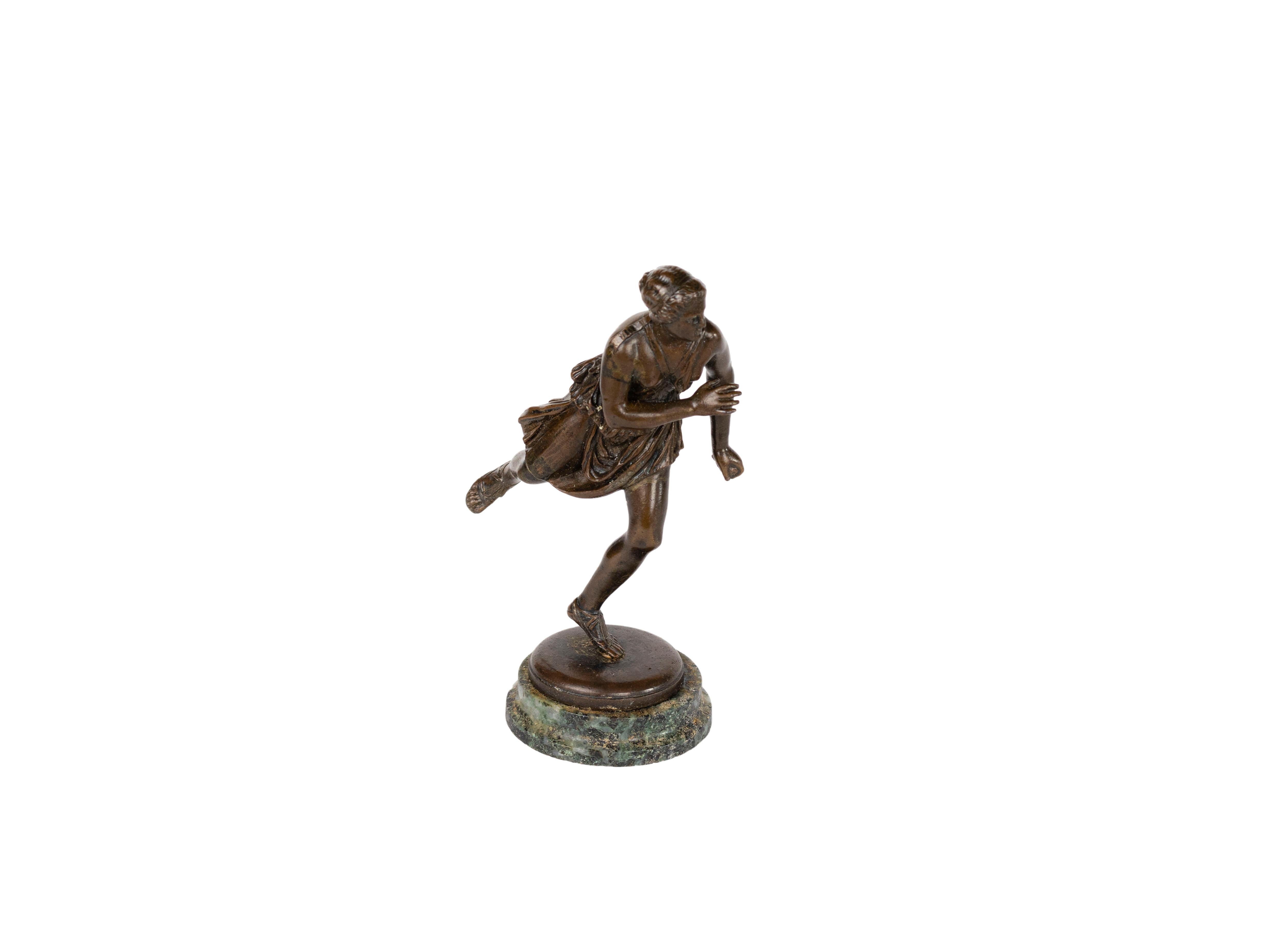 Patiné Grand Tour Statue en bronze d'Atalante, Thiébaut Frères en vente