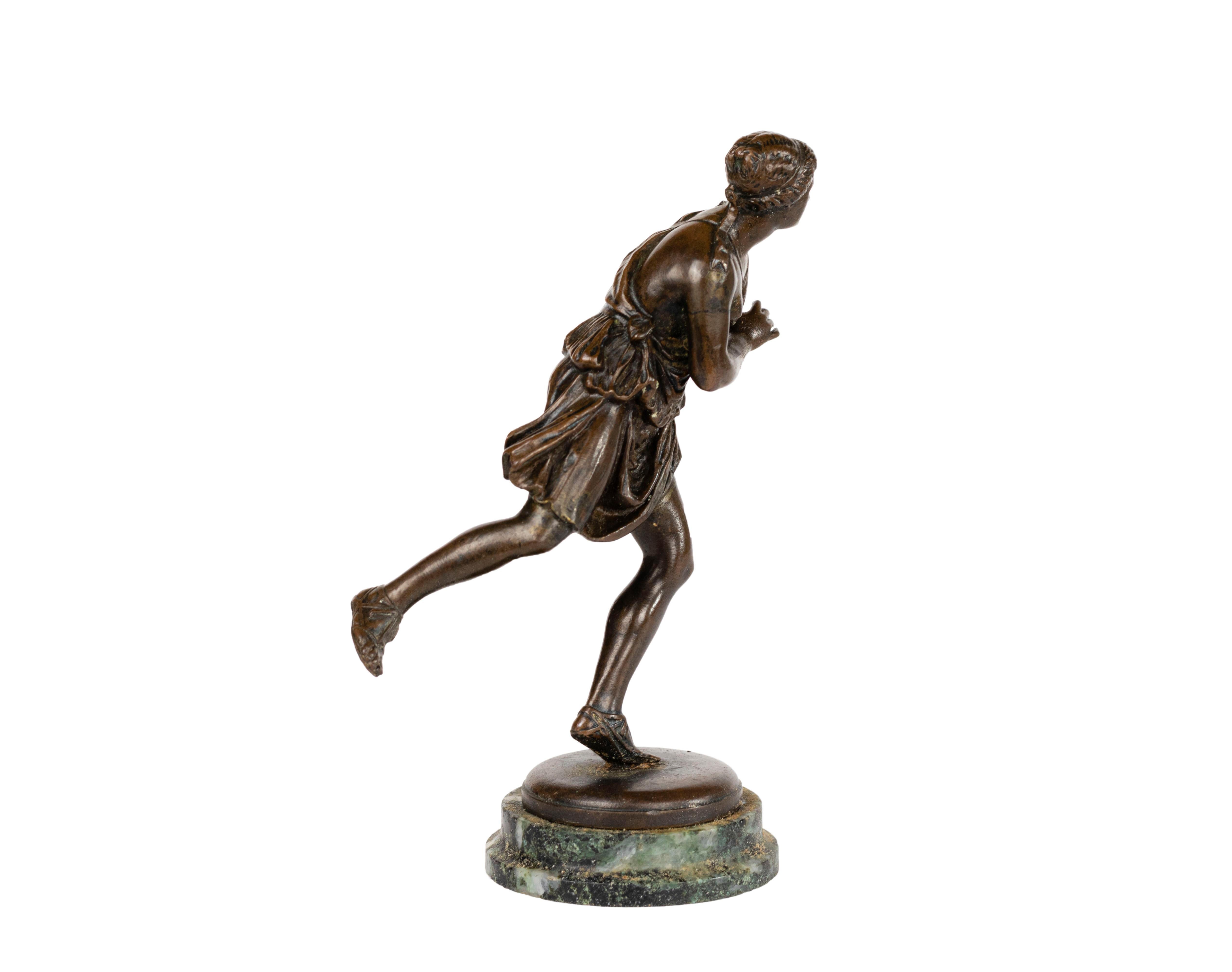 Grand Tour Bronze Statue Of Atalanta, Thiébaut Freres For Sale 2