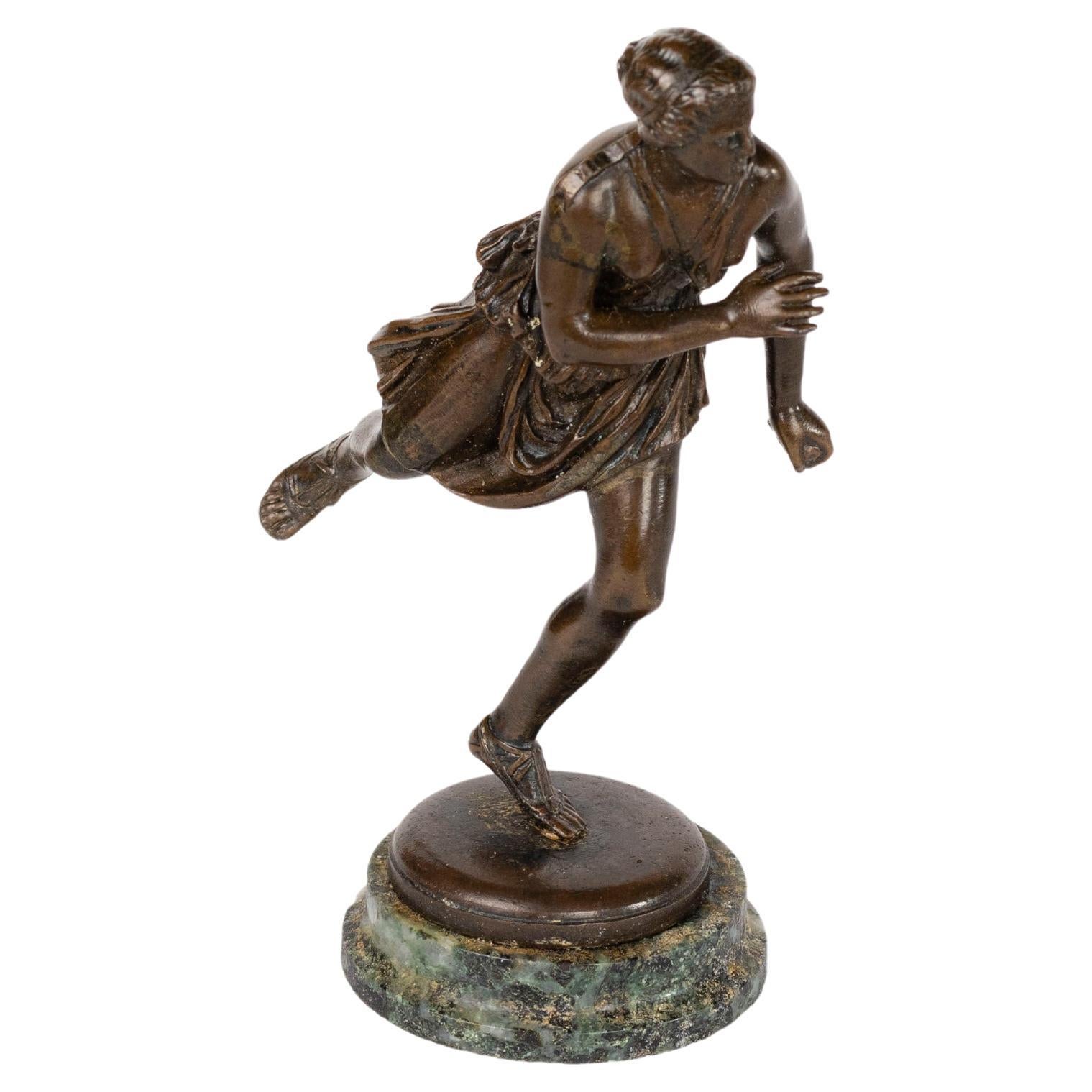 Grand Tour Bronze Statue Of Atalanta, Thiébaut Freres For Sale