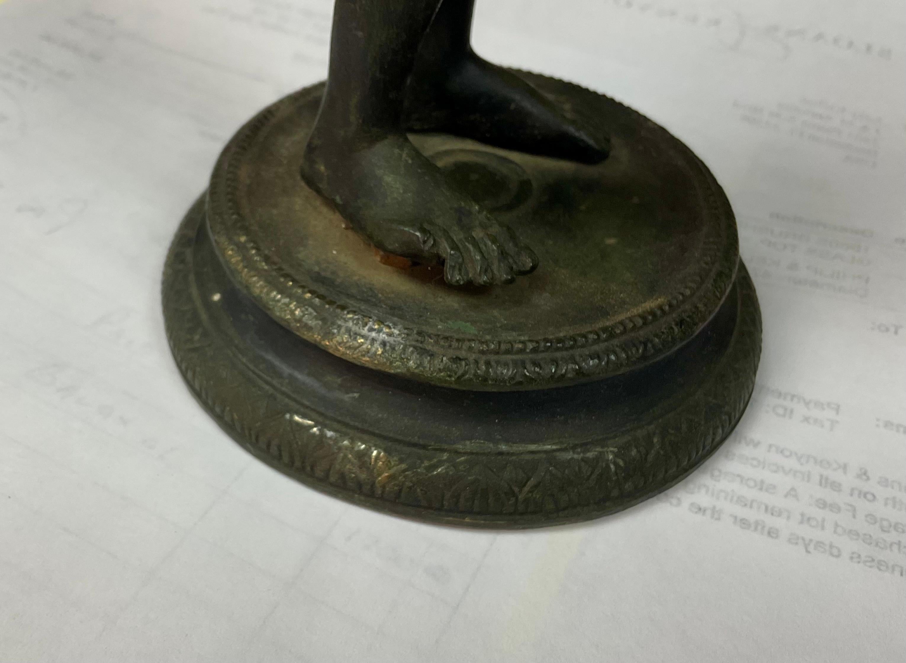 Gran Tour Estatua de Bronce de Dionisio Italiano en venta