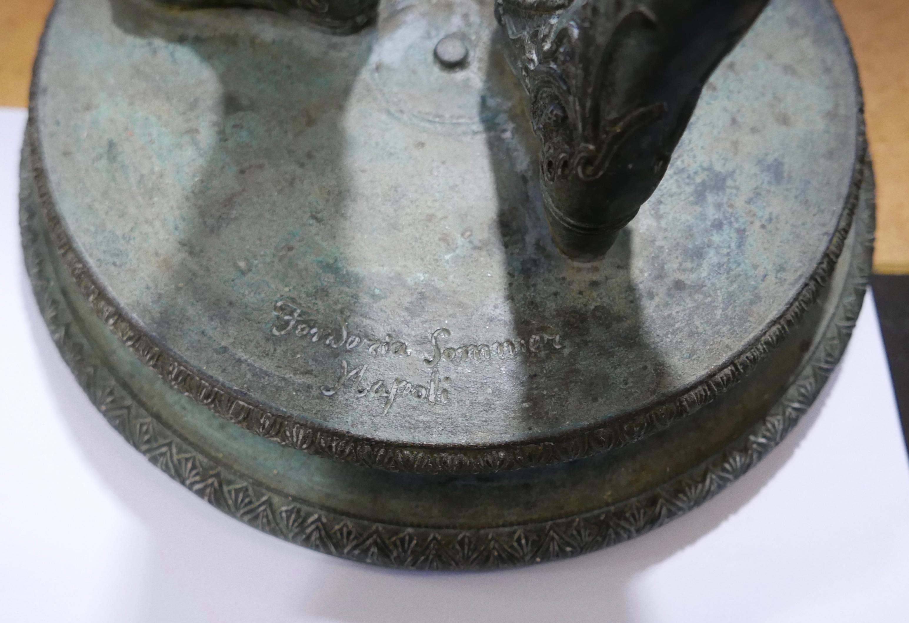 Grand Tour Bronze Statue of Narcissus, Italian 19th Century 6