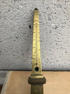 19th Century Grand Tour Bronze Thermometer of the Luxor Obelisk