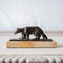 Grand Tour Capitoline She-Wolf Bronze (Lupa Capitolina), c.1880