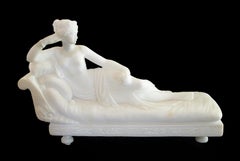 Grand Tour Carrara-Marmorskulptur der Venus Victrix - Italien - Anfang 20.
