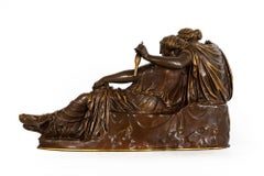 Grand Tour Classical "Two Fates” Bronze by Auguste Clésinger & Barbedienne