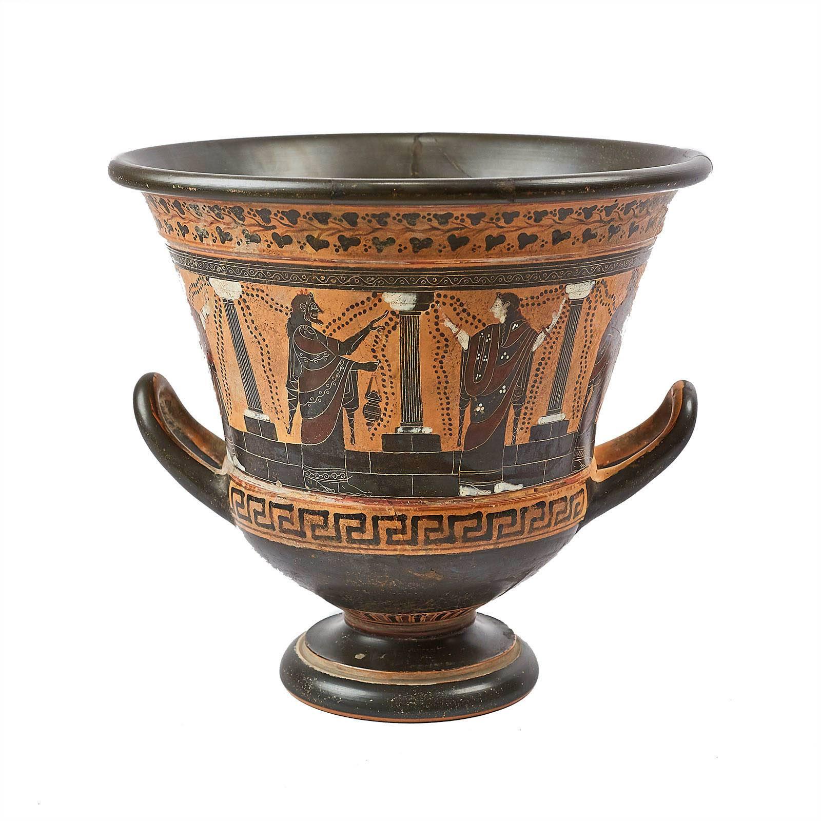 Classical Greek Grand Tour Krater Archaic Style Made Early in the 19th Century