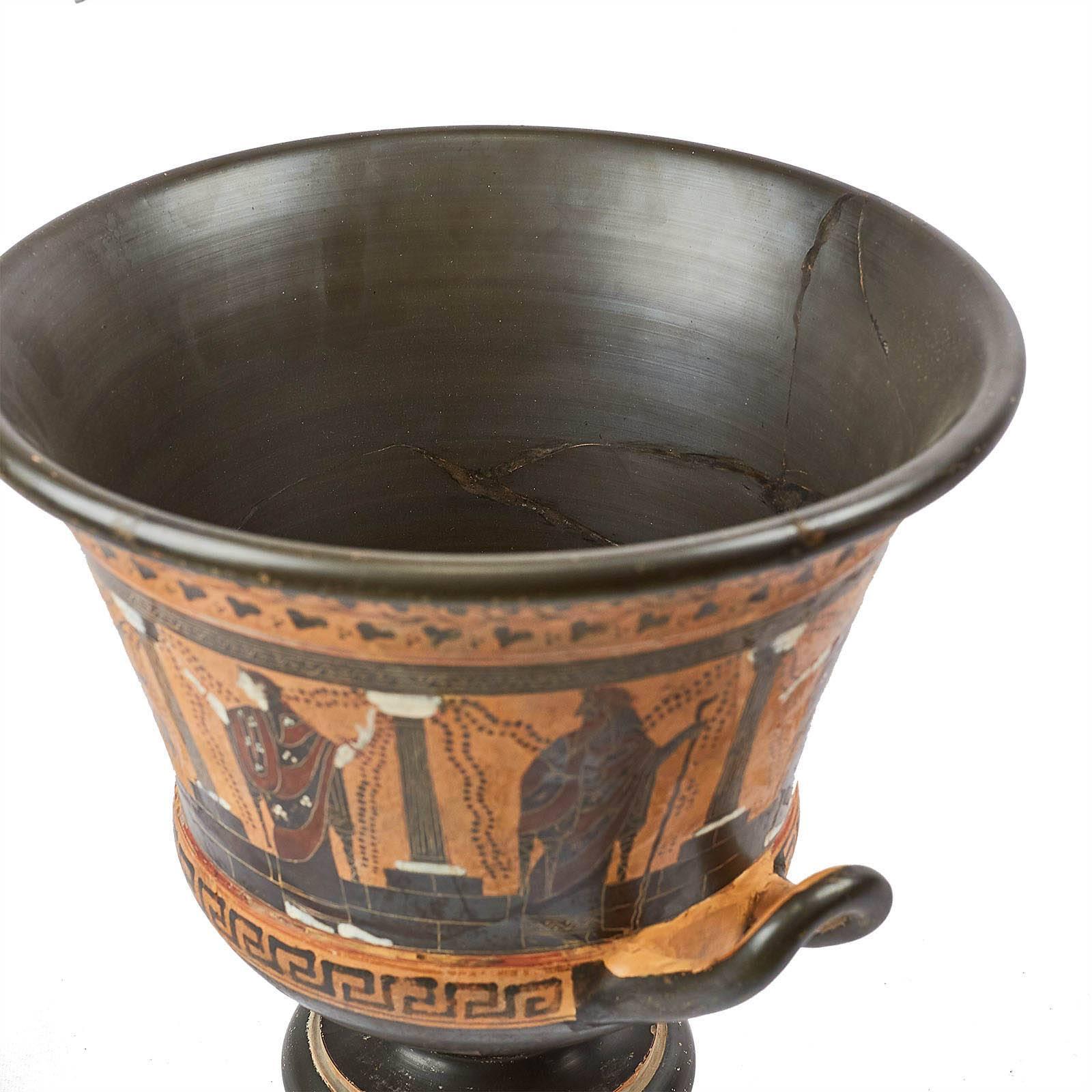 Greek Grand Tour Krater Archaic Style Made Early in the 19th Century