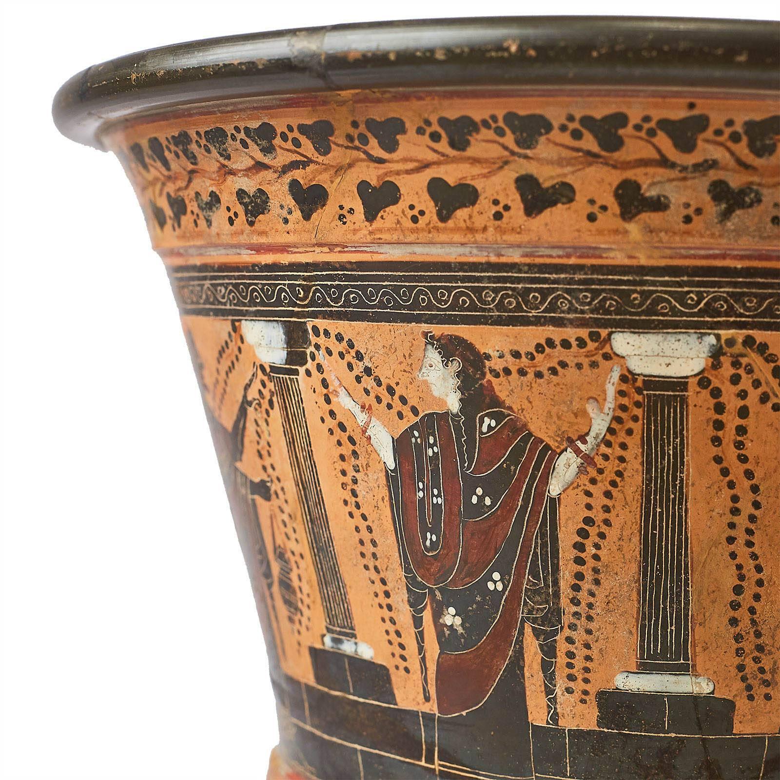 Grand Tour Krater Archaic Style Made Early in the 19th Century In Good Condition In San Francisco, CA