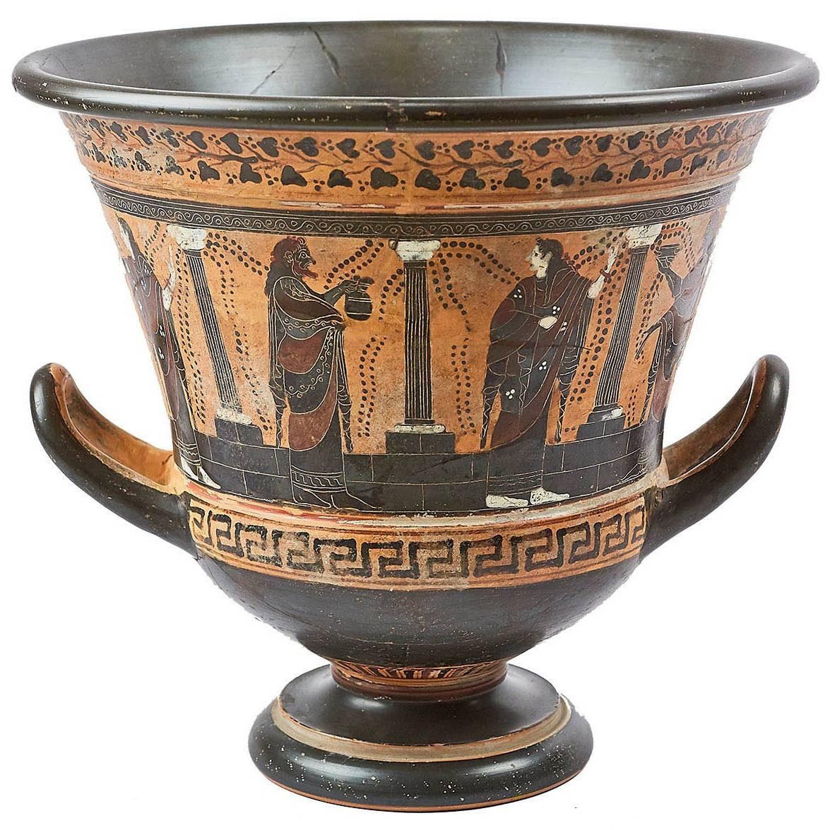 Grand Tour Krater Archaic Style Made Early in the 19th Century