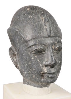 Busto di basalto egiziano Grand Tour