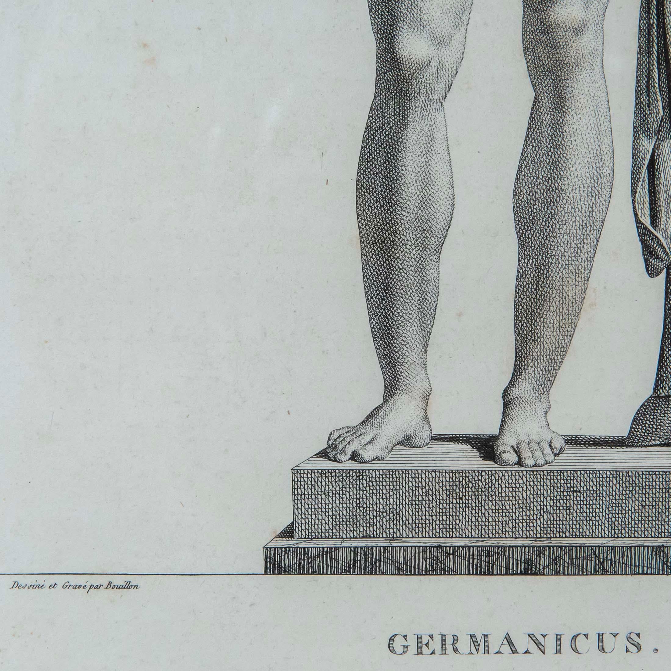 Gravures du Grand Tour d'Allemagne et de Sextus-Pompeius par Pierre Bouillon en vente 1