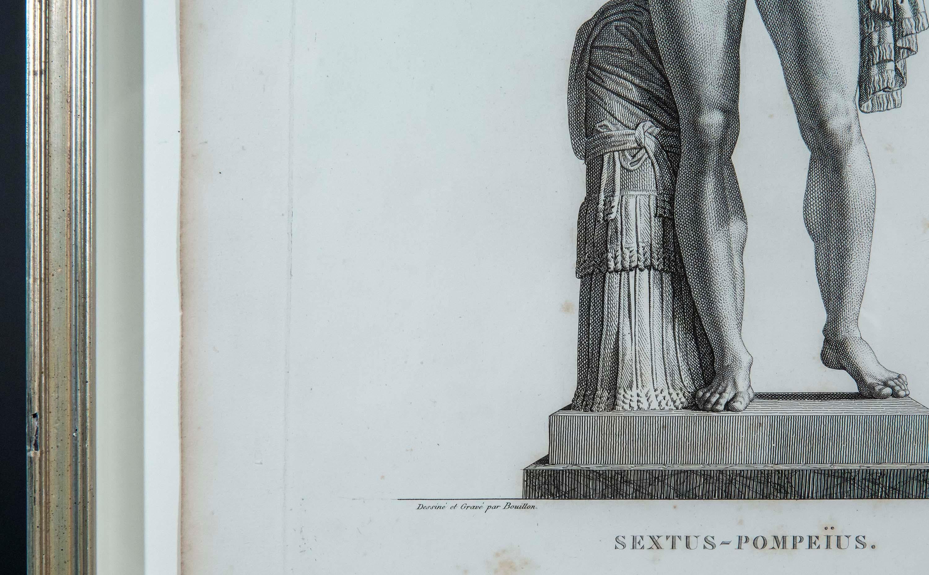 Grand Tour-Stiche von Germanicus und Sextus-Pompeius von Pierre Bouillon im Angebot 2