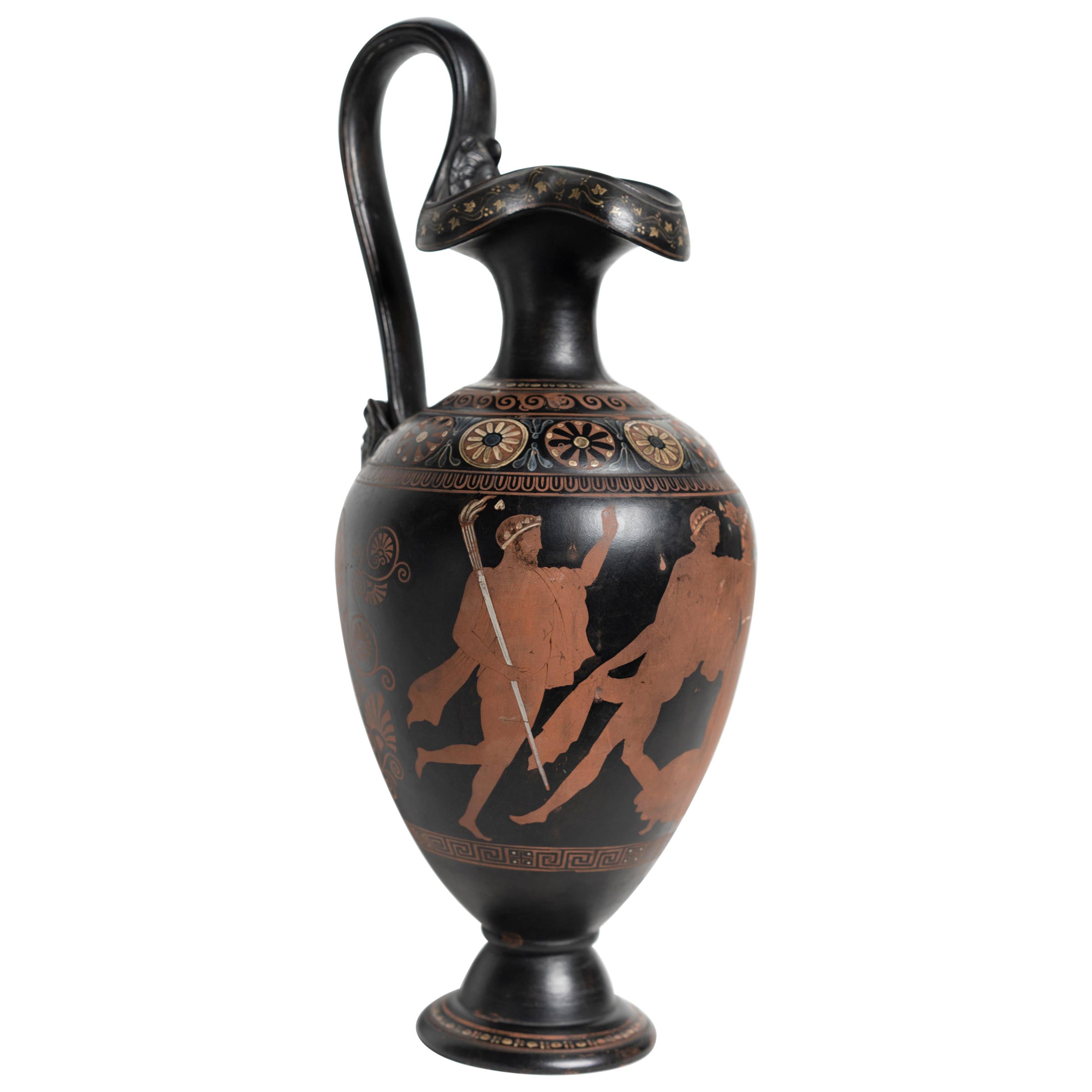 Grand Tour Etruscan Terracotta Ewer