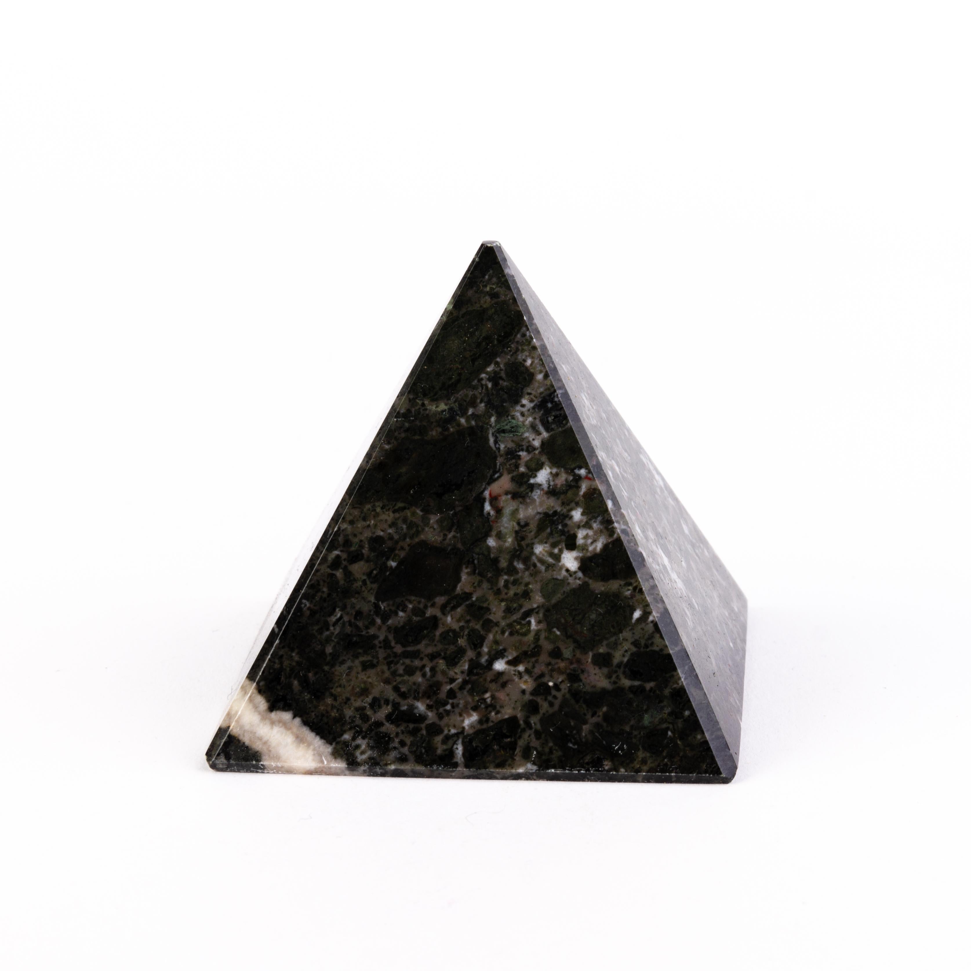 Grand Tour Geode Specimen Pyramid Desk Paperweight  In Good Condition In Nottingham, GB