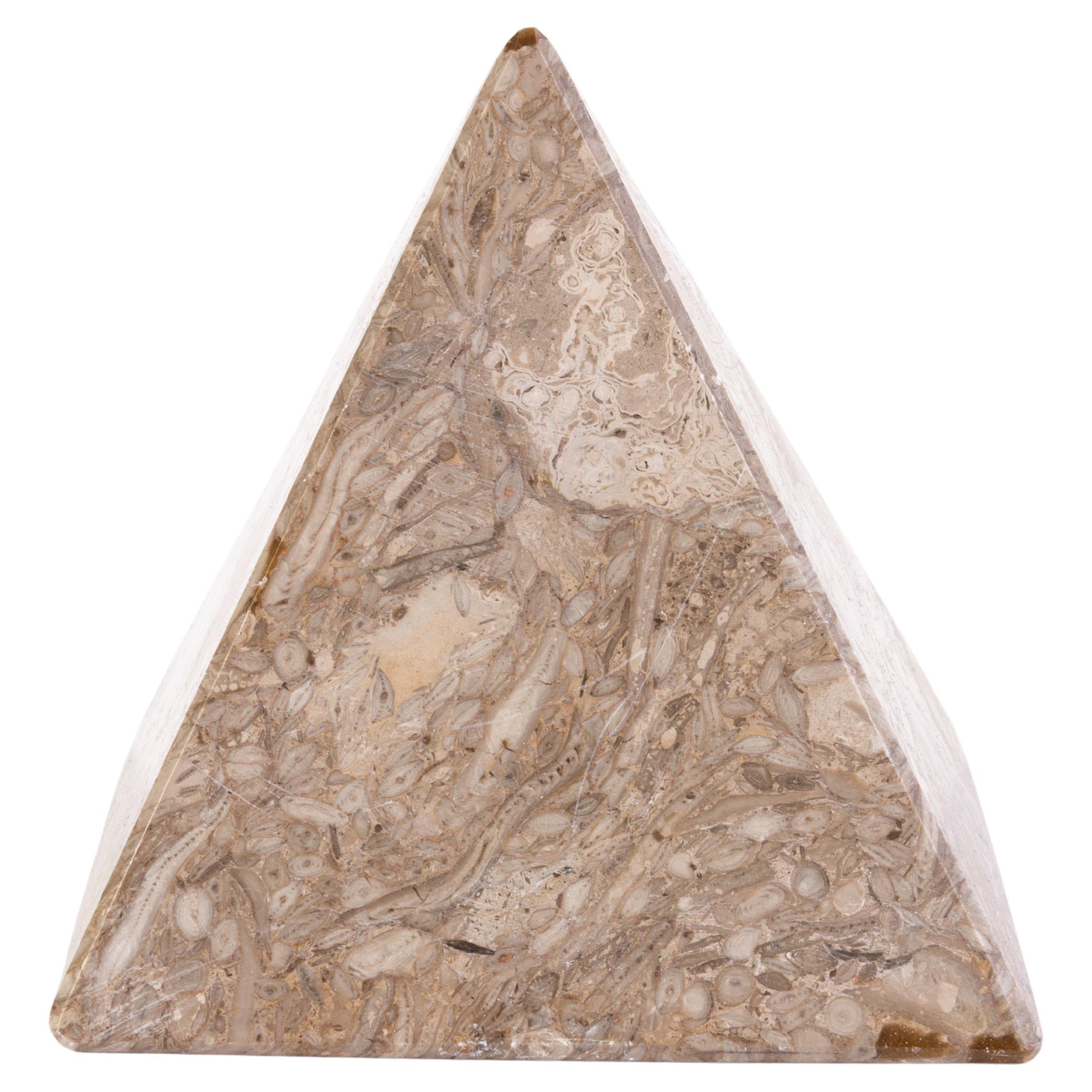 Grand Tour Geode Specimen Pyramid Desk Paperweight  For Sale