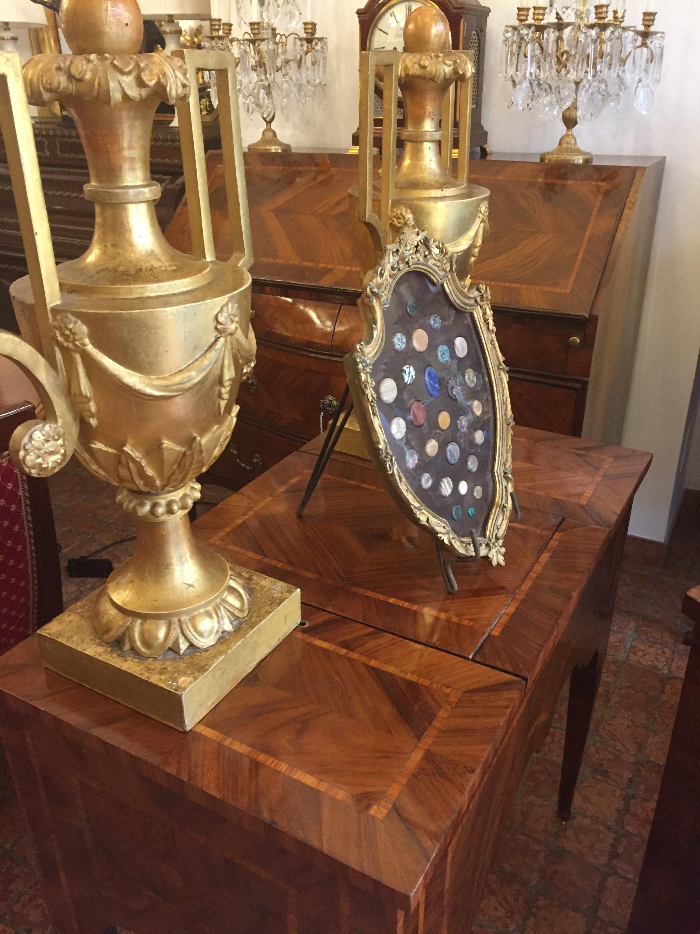 These charming shades of marbles and stones are a rare Italian wall decoration a must have for Grand Tour collectors. Lovely 19th century Italian specimen marble and stone panel bought as souvenir by an English Grand Tourist during the late 19th