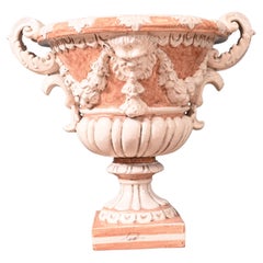 Fioriera italiana Grand Tour Urna in terracotta Jardiniere
