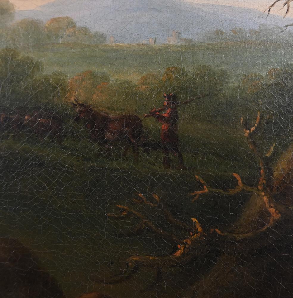 Grand Tour Italianate Oi Pintura Paisaje Según Jan Miel 1780 en venta 1