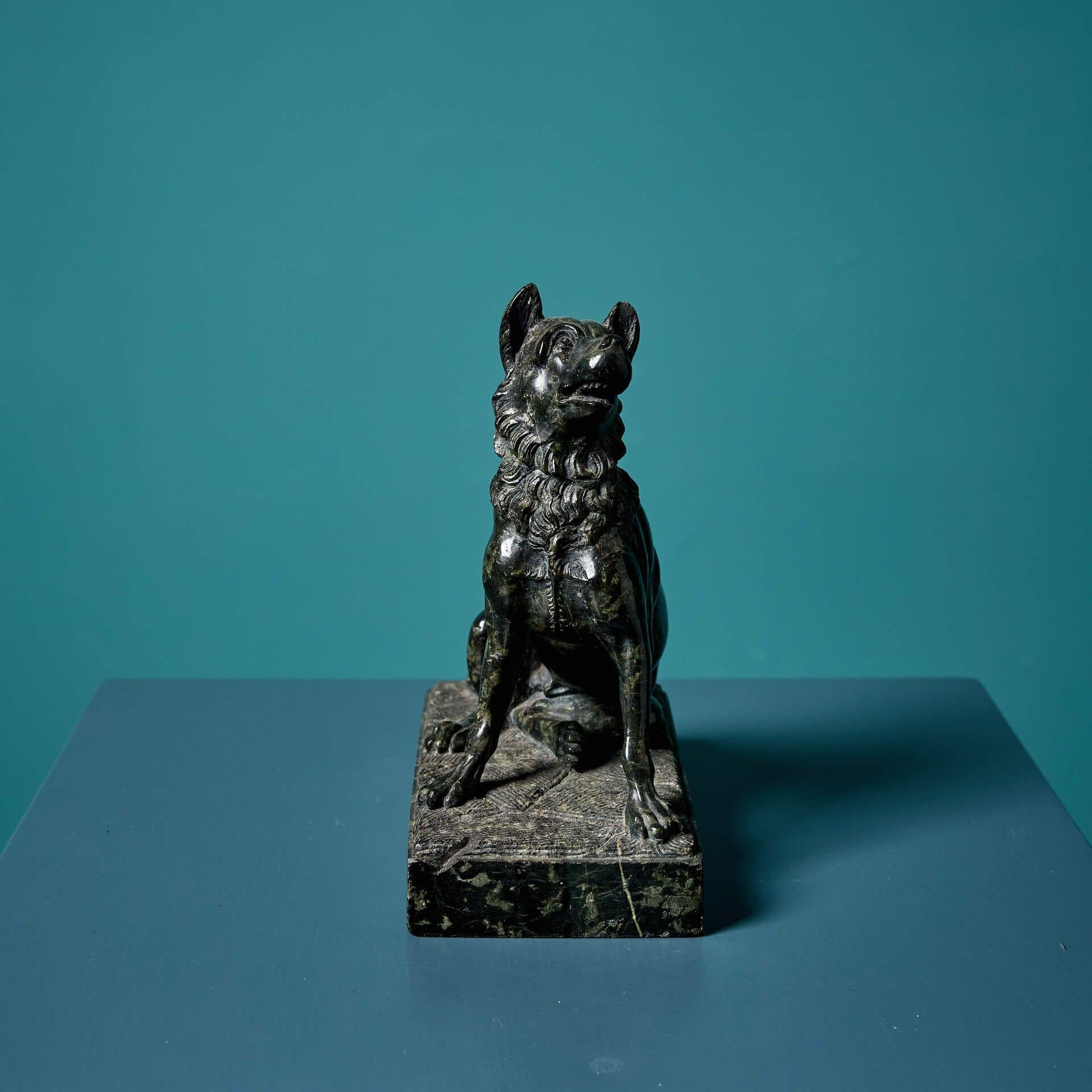 Escultura Serpentina Perro Grand Tour Jennings Después de la Antigüedad en Bastante bueno estado para la venta en Wormelow, Herefordshire
