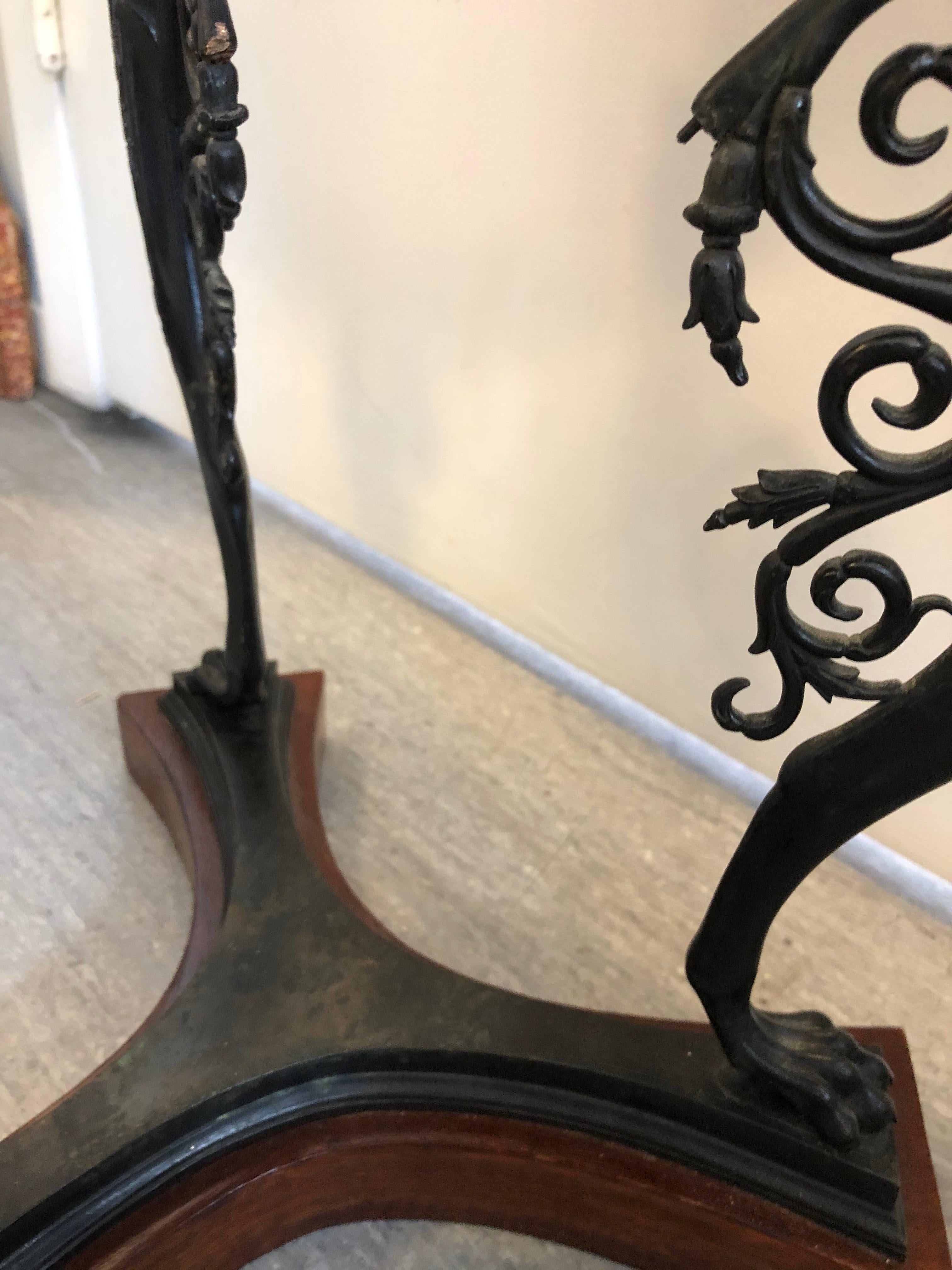 Bronze Grand Tour Low Table, Dated 1908