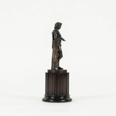 Escultura de bronce desnudo masculino Grand Tour