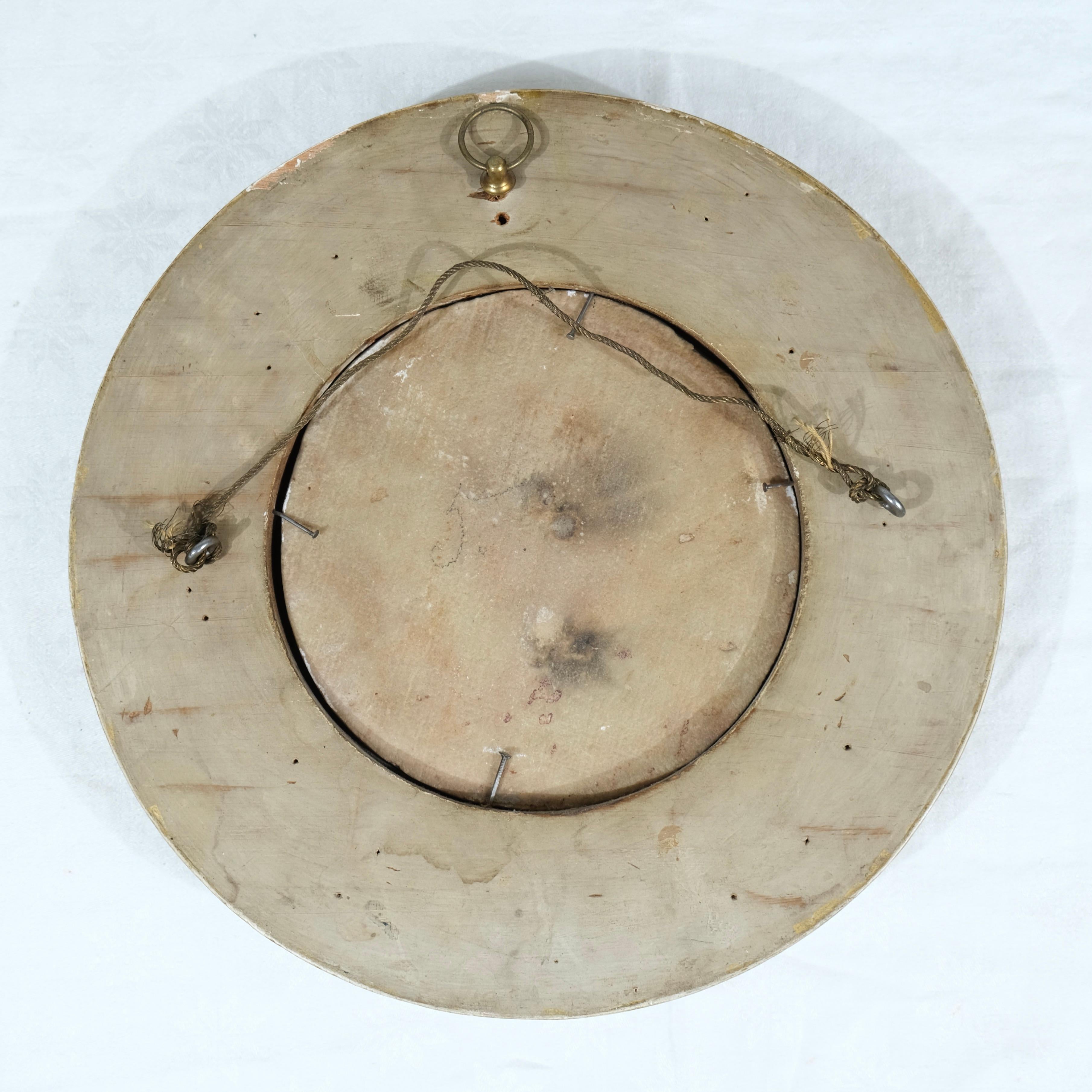 Medallón de mármol en relieve que representa a Claudio, principios del s. XIX en venta 1
