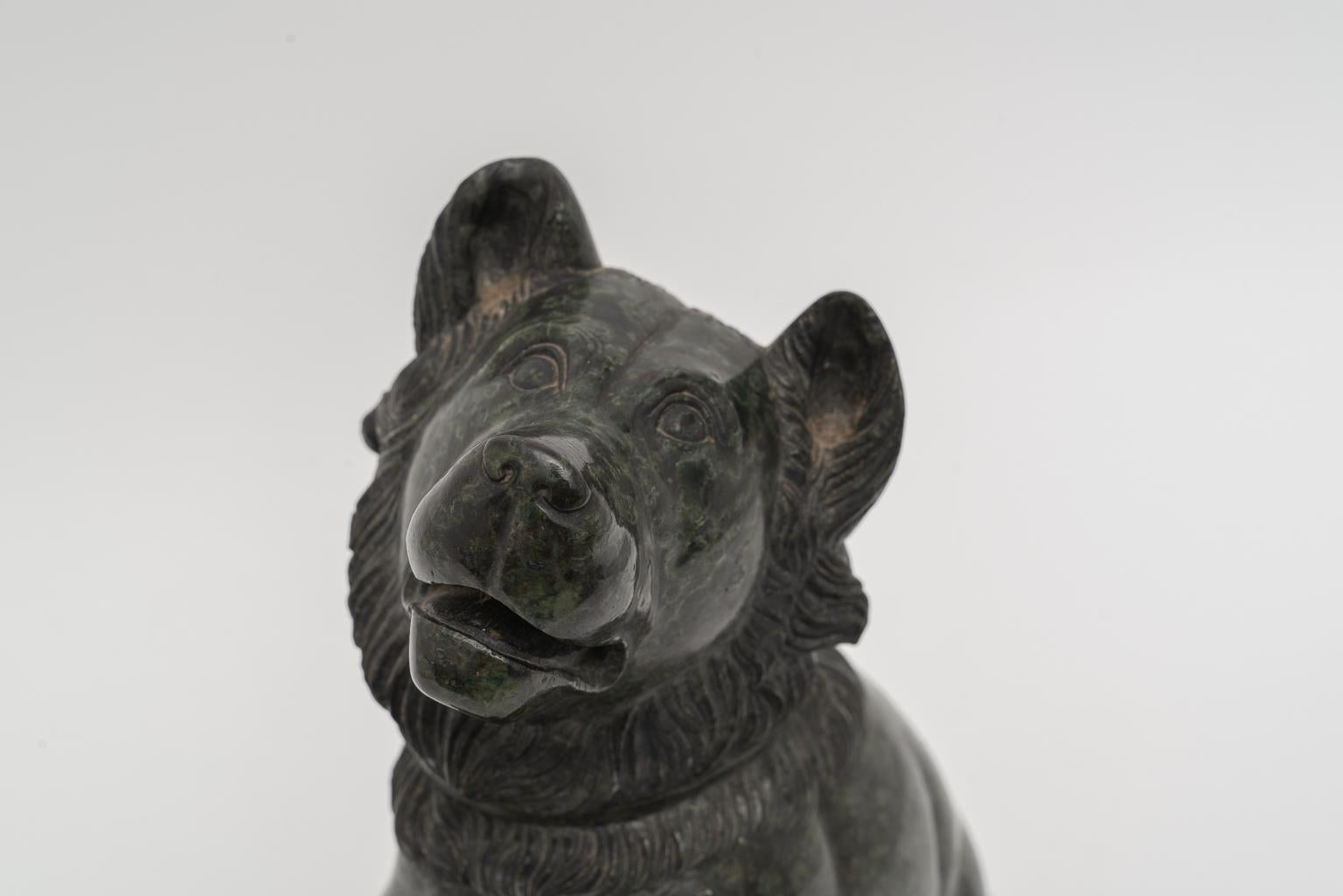 Grand Tour Marble Sculpture of the Melossian Hound For Sale 4