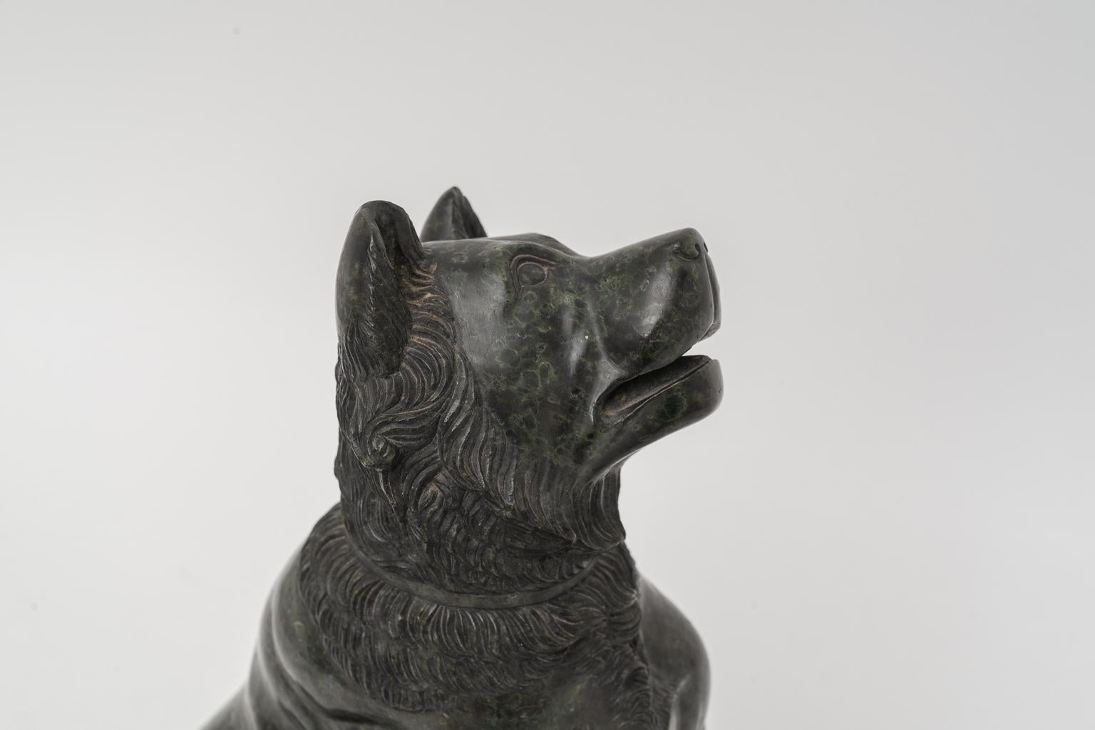 Grand Tour Marble Sculpture of the Melossian Hound For Sale 1