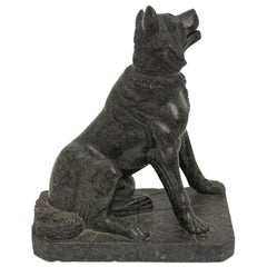 Scultura in marmo Grand Tour del Mastino di Melossi