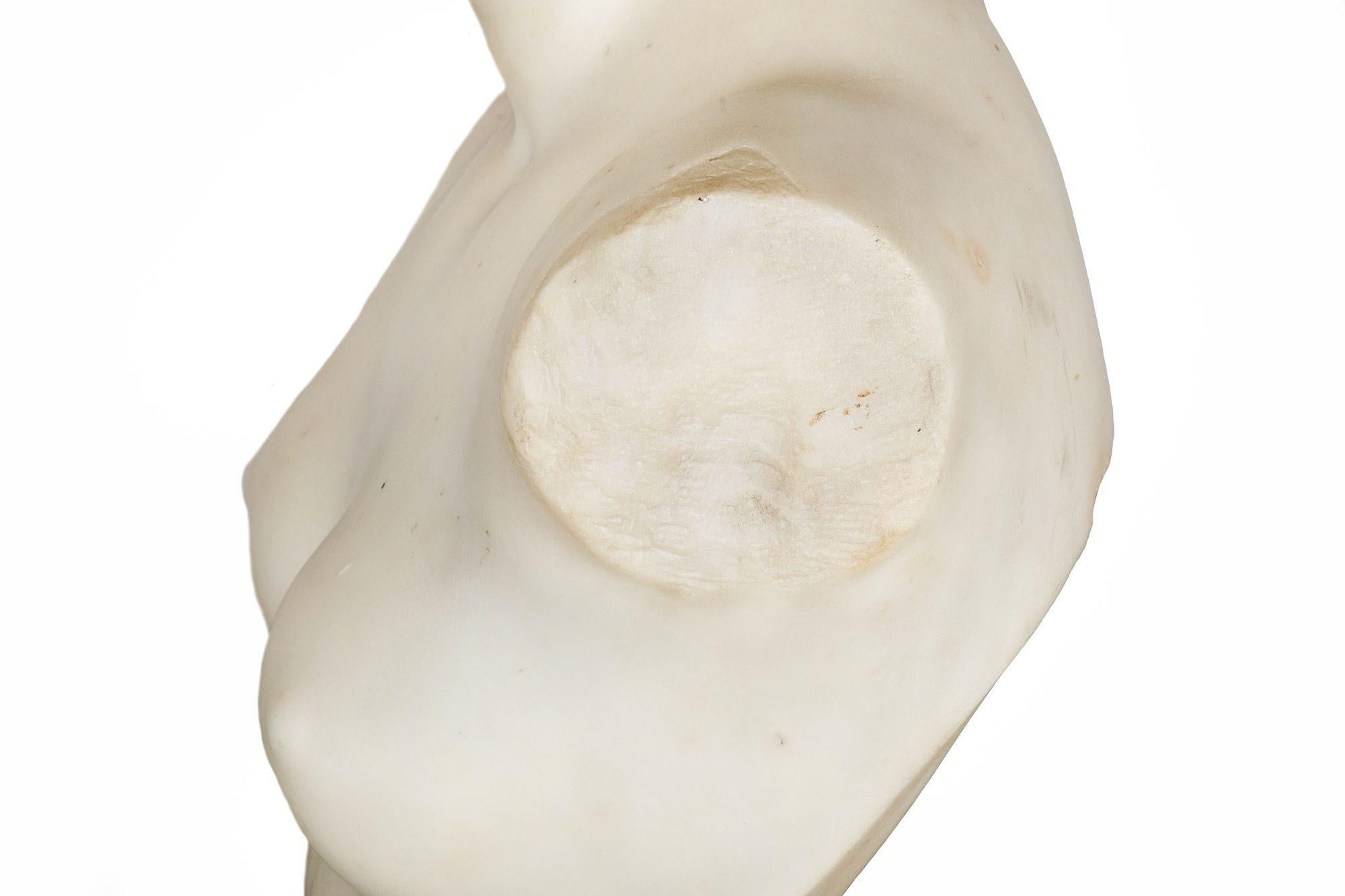 Statua di scultura in marmo Grand Tour Busto di Venere di Milo dopo l'Antico in vendita 4