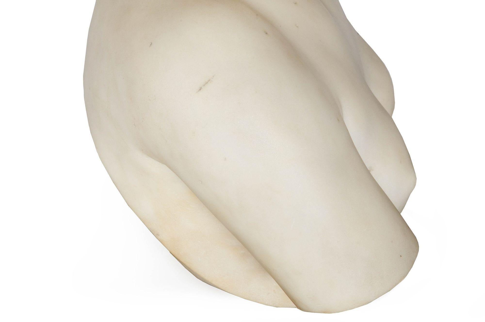 Statua di scultura in marmo Grand Tour Busto di Venere di Milo dopo l'Antico in vendita 7